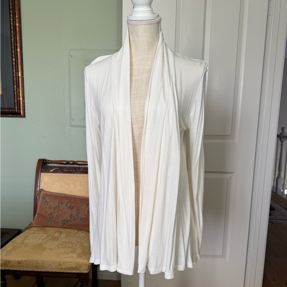 G Collection Ivory Cream Women's Size L Cardigan - Picture 2 of 6